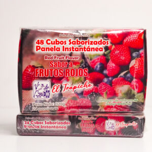 CUBOS PANELA FRUTOS ROJOS