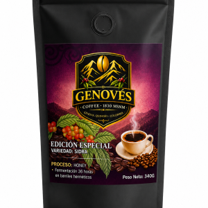 CAFE GENOVES VARIEDAD SIDRA 340G